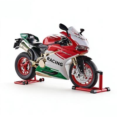 Spary 1/9 Ducati 1199 Panigale R Legierungs-Motorrad Diecast Modell Simulation Sound Licht Sammlungswert Ausstellung Geschenk für Freunde