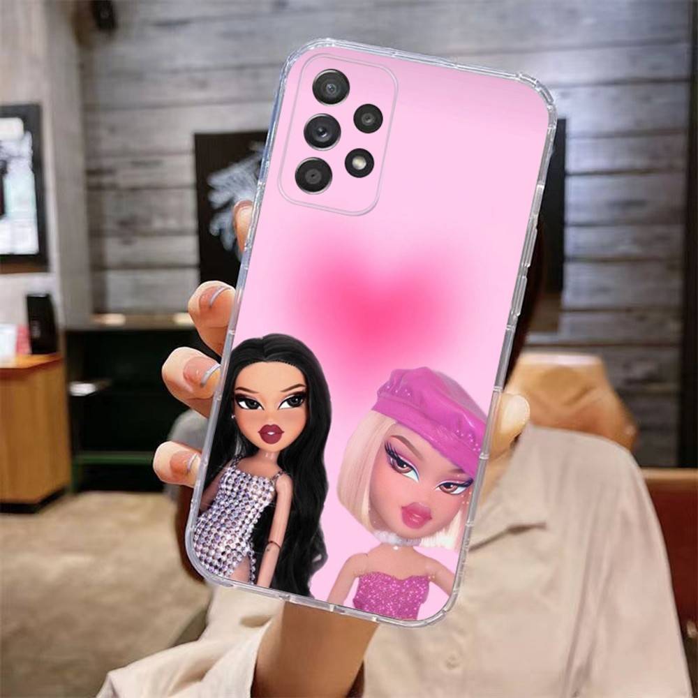 Fashion B-Bratz D-Doll Phone Case For Samsung Galaxy A,71,70,52,51,40,31,50,50S,30S,21S,12,10,Note20ultra Transparent Cover