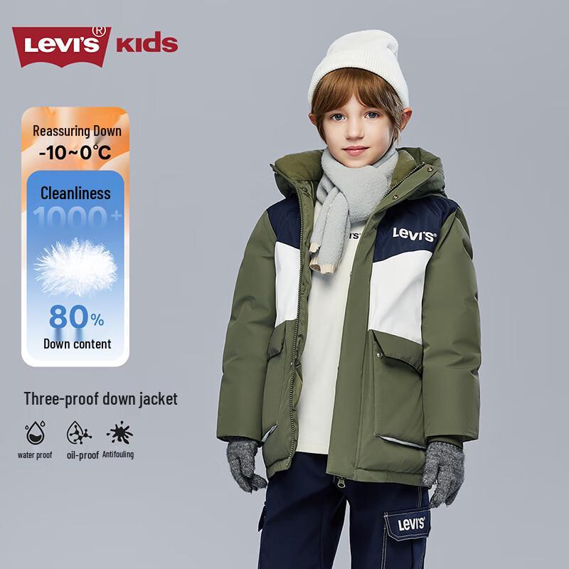 LEVI S Kids  Water & Wind Resistant Winter Down Jacket M
