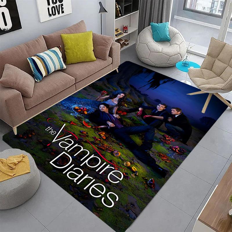 Vampire Diaries: Rainy Night Gathering carpet Suitable for all seasons Home Decor Room Christmas gifts Dormitory decoration