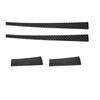 4Pcs Carbon Fiber Rearview Mirror Cover Trim Strip For Toyota Hilux 2015-