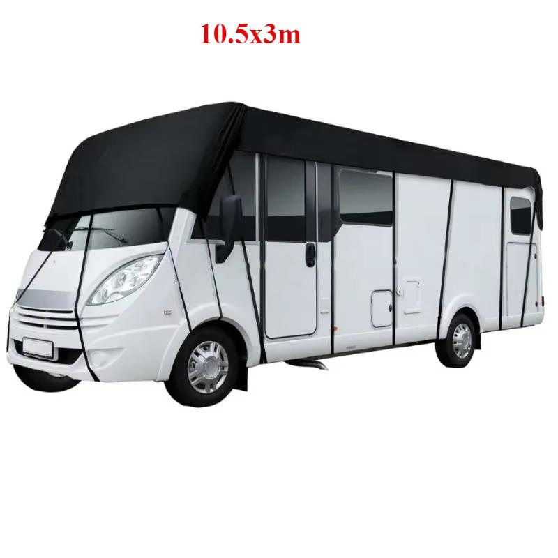 Universal Caravan RV Roof Cover 210D Portable Tarpaulin Durable Motorhome Resistant Outdoor Travel 5*3/6.5*3/7.5*3/8.5*3