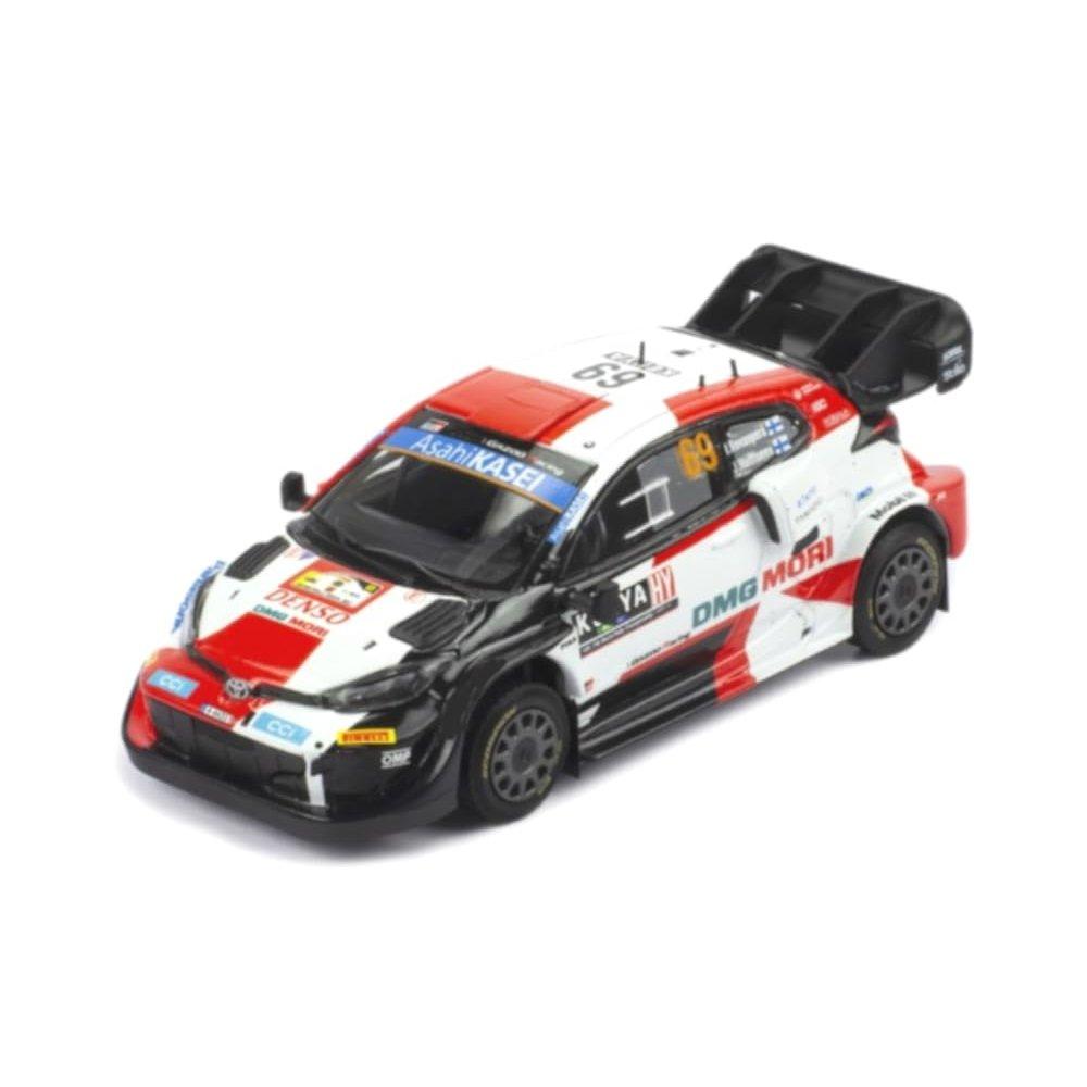 IXO 1/43 Toyota GR Yaris Rally1 #69 Safari Rally Kenya 2022 Winner K.Rovanperä J.Halttunen Diecast Model Car RAM856