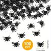 100Pcs/ 50Pcs Realistic Spider Halloween Christmas Decoration, Plastic Mini Spider Black Realistic Scary Spider Prank Halloween