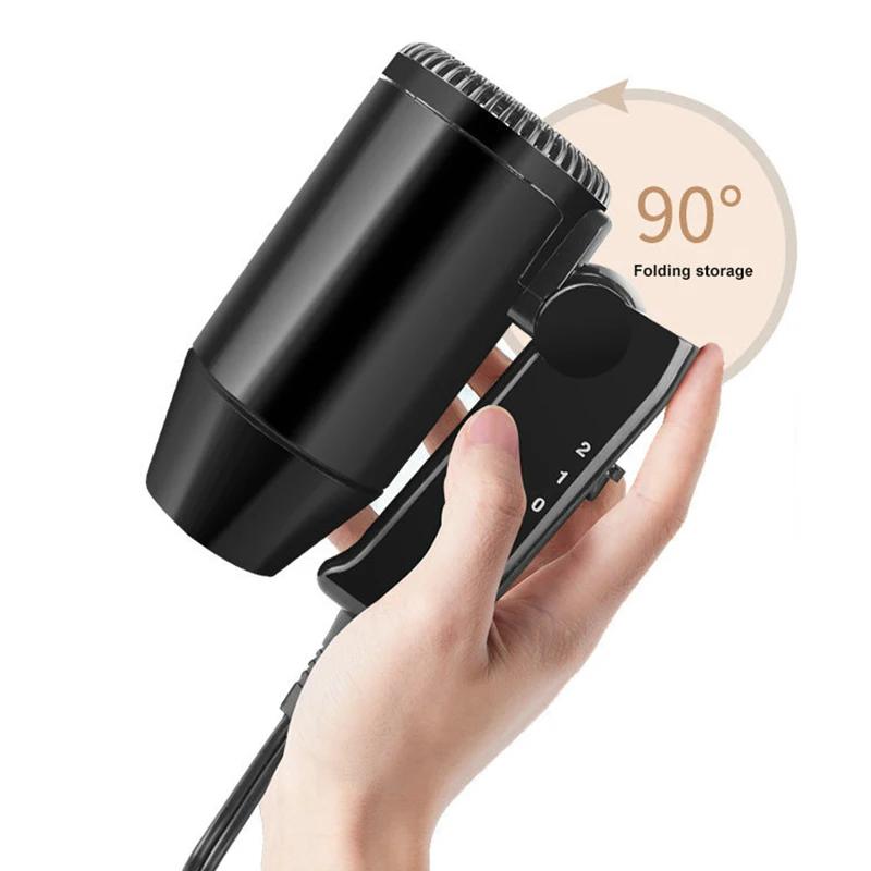 12V Car Folding Hair Dryer Portable Hair Dryer Road Trip for Convertible Travel Camper Motorhome Travel Accessories Hair Blower