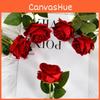 Velvet Single Strand Rose Simulation Flower Table Decor And Occasions Special