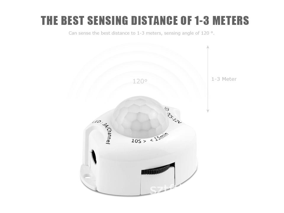 Smart Infrared LED Under-Bed & Cabinet Strip Light Sensor