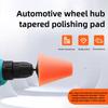 Professional Grade Hub Polishing - Spiral Conical Buffing Heads, Specialized Discs, and Cleaning Sponges for Auto Detailing