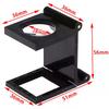 1pc Folding Magnifier Stand Loupe with Scale for Textile Optical Glass Tool 10X 28mm