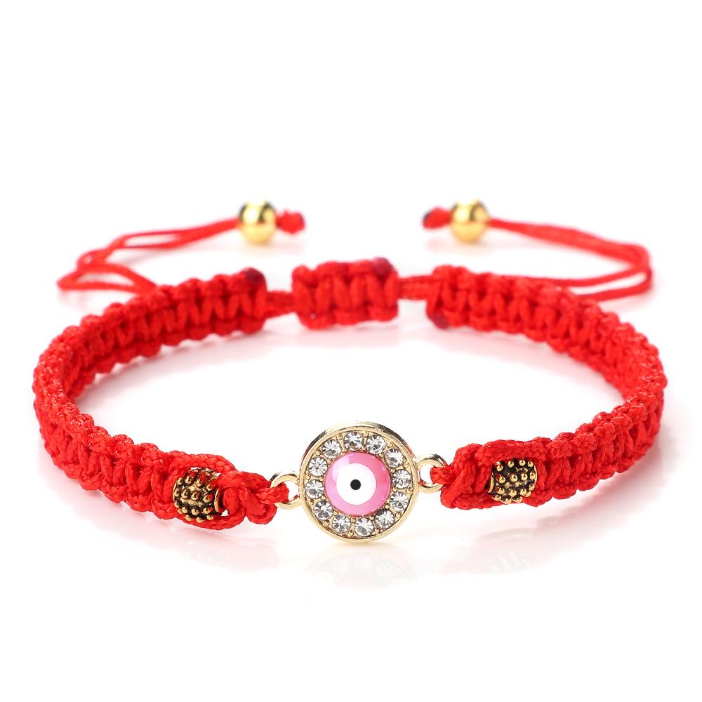 Red String Evil Eye Bracelet Set - Woven Hand Rope for Men & Women