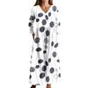 Women's Fashion Dress Spring V-neck Long Sleeve Dress