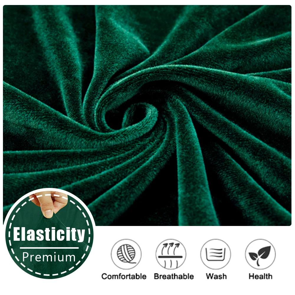 Velvet Plush Sofa Cover Stretch Thicken Sofa Seat Cushion Cover For Living Room Furniture Protector LShape Corner Sofa Slipcover