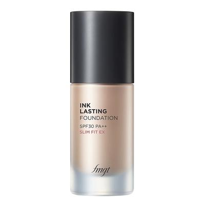Ink Lasting Foundation Slim Fit EX 30ml, V201 Apricot Beige, 1 Piece