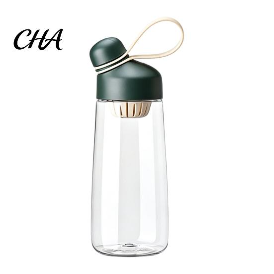 Fashionable Daily Drinking Cup Tritan Plastic Water Bottle, with Leak Proof Lid, 600ml Capacity, Fast Wide Mouth Hydration Flask Spout Sports