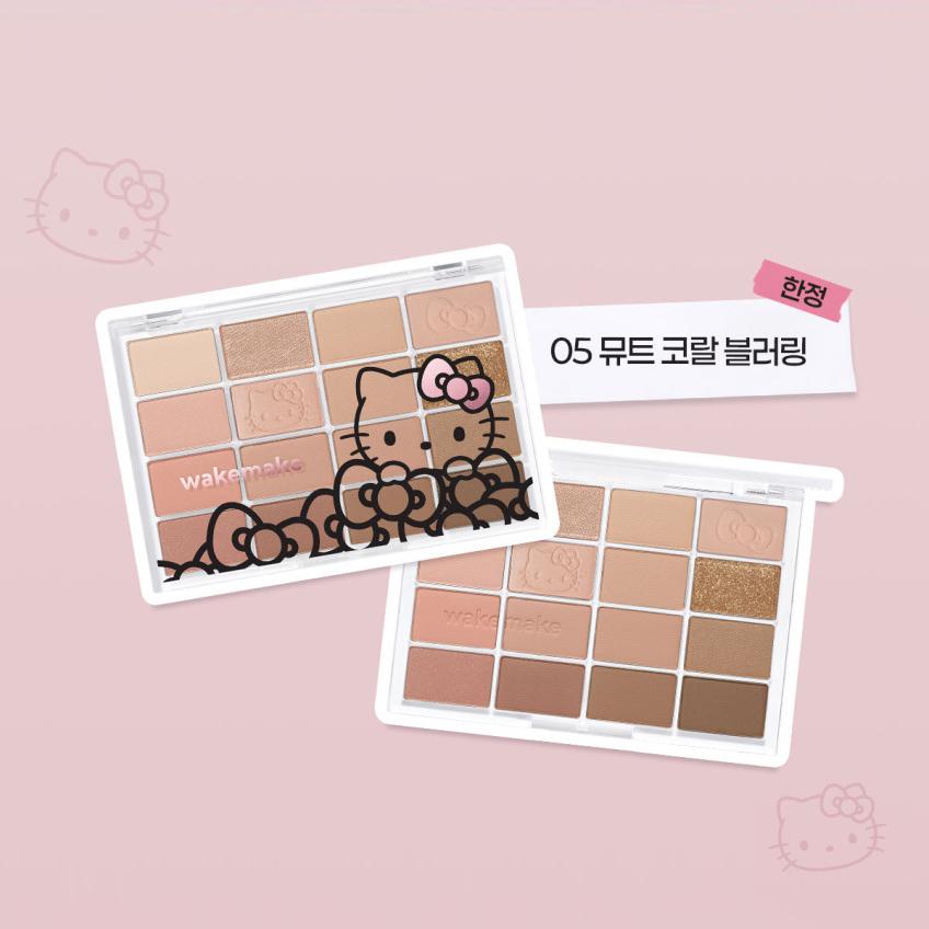 WAKEMAKE Soft Blurring Eye Palette [Hello Kitty Edition] 14g