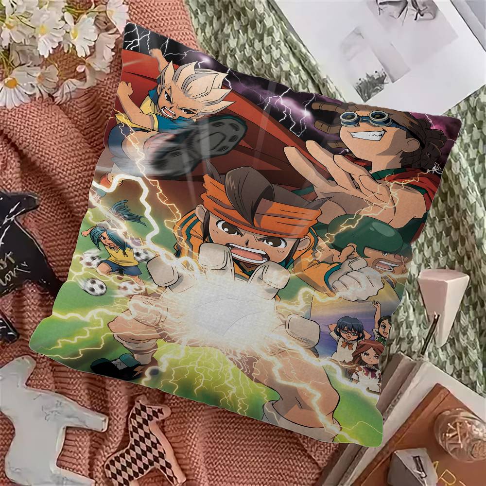 

Inazuma Eleven Anime Personalized Pillow Cover Kids Bedroom Wild Party Decor Pillowcase kid Birthday shower Gift 12x12Inch