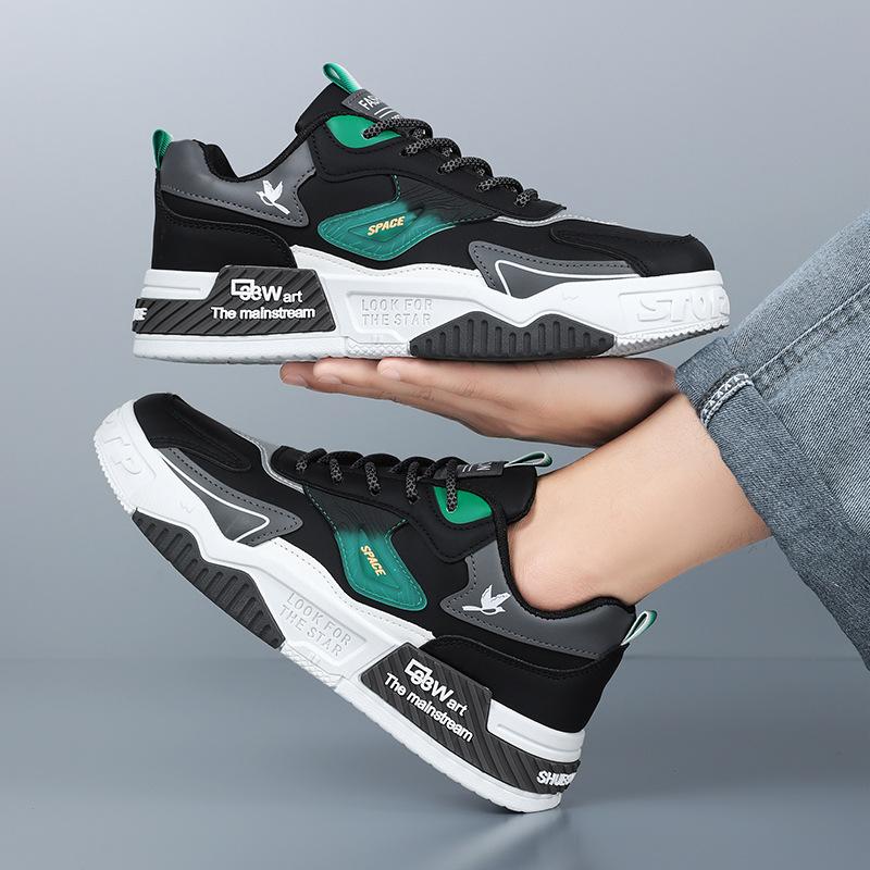 Men's shoes summer new trend versatile casual shoes platform non-slip daily travel play non-slip wear-resistant flat shoes