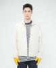 SLOWUNIVERSE Hidden Pocket Open Collar Shirts Jacket (Cream)