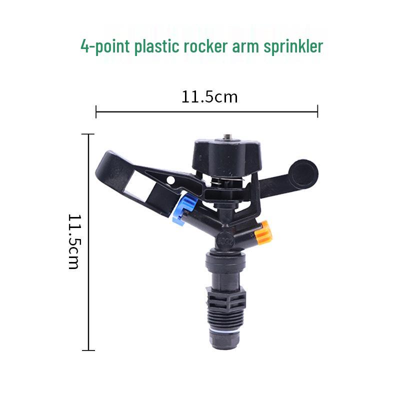 360° Rotating Lawn Sprinkler with Adjustable Dual Spray Arm for Garden Irrigation and Landscaping