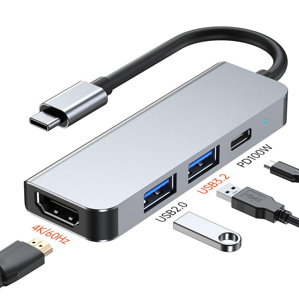 Type-C 4K HD Multi-Port Expansion Dock with Screen Converter