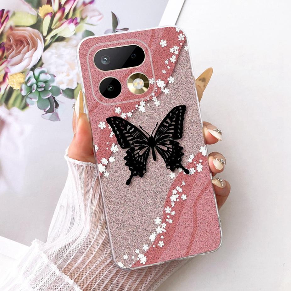 For Realme 16 Pro 5G Case RMX5121 Luxury Flowers Painted Cover Soft Slim Phone Case For Realme 16 Pro Plus Realme16 Pro+ 5G Bags