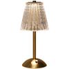 Table Lamp Bedroom, Bedside Lamp Light Luxury Diamond Crystal Lamp High-end Atmosphere Lamp Charging Touch Small Night Lamp