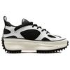 Converse Run Star Veloz Ox Low Top White Black Egret Unisex Platform Sneakers 171663C
