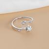 Sliver Rings Shining Classics Zircon For Women Wedding Engagement  Copper Jewelry Fashion Luxury Gift High Quality