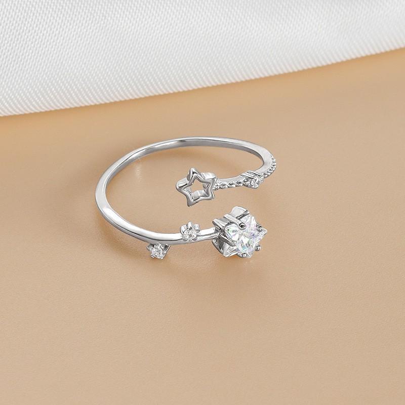 Sliver Rings Shining Classics Zircon For Women Wedding Engagement Copper Jewelry Fashion Luxury Gift High Quality