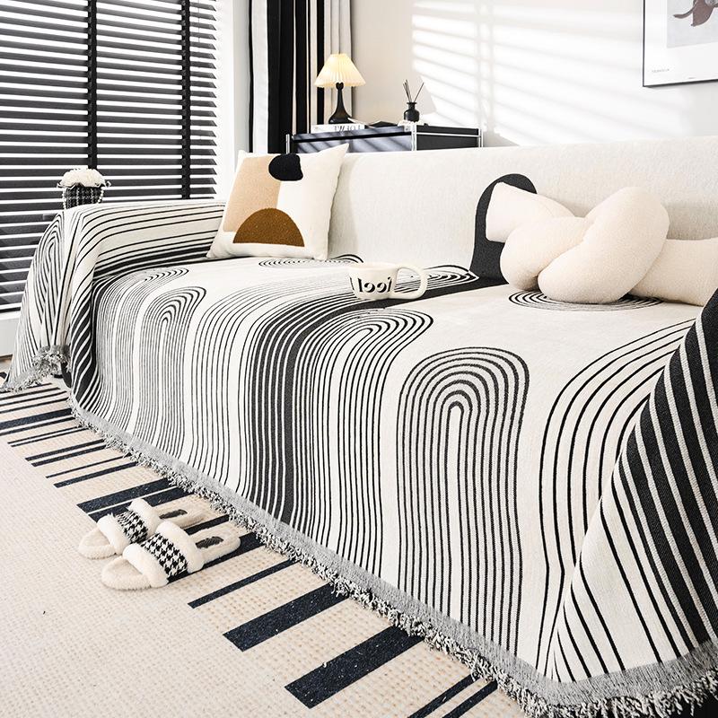 2025 New Sofa Cover Sofa Towel Universal In All Seasons, High-end Anti-cat Scratching Cover All-inclusive Cover Sofa Blanket Pad