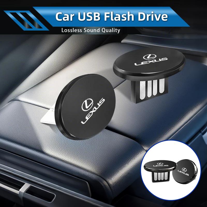 Car Accessories USB Type-C Flash Drive Mini Memory Stick Music Device For Lexus CT ES GS NX IS250 CT200h IS300h ES300h RX400h NX