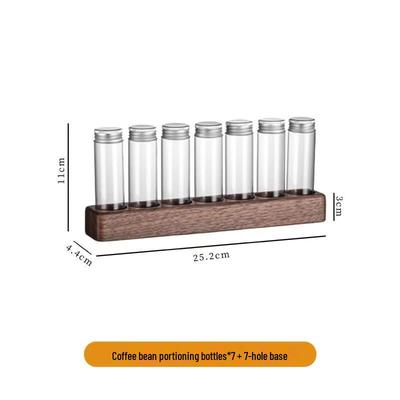 Coffee Bean Test Tube Display & Dispenser Rack