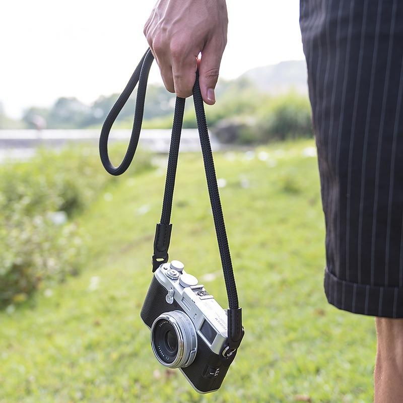 Camera Neck Shoulder Strap Belt for MILC Instant Retro Camera Necklace Bright Color Round Rope Style Shoulder Strap XJBD03