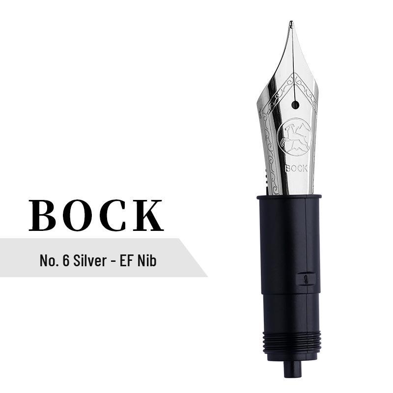 German SCHMIDT Bock Gold-Plated Silver Nib Fountain Pen Set FH241/FH452