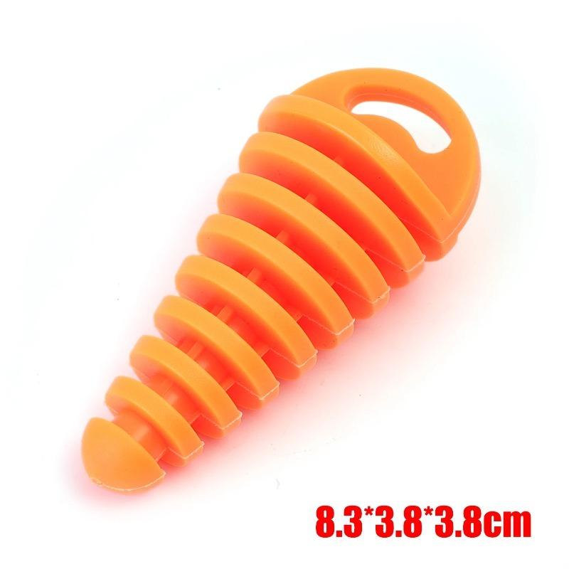 Universal Motorcycle Exhaust Plug Muffler Hole Cover Rubber Dustproof and Waterproof Protector Cap for Off-Road Bike Maintenance