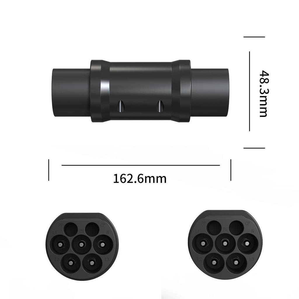 Type 2 EV Charger European to National Standard Adapter