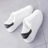 Fashion Women Sneakers 2025 Fashion Breathble Vulcanized Shoes Pu Leather Platform Shoes White Lace Up Casual Shoes Zapatos Mujer