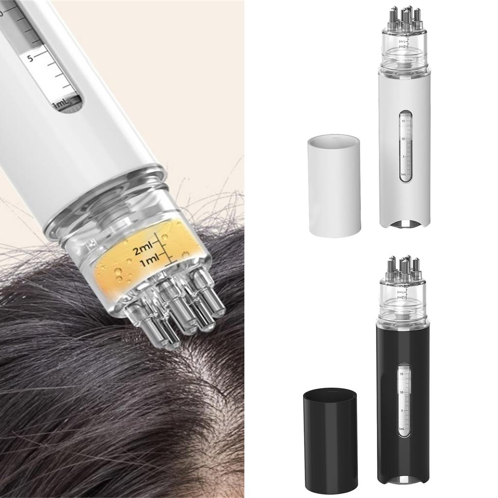 Håroljeapplikator Hodebunnsmassasjeapparat for Hårvekst Håroljeapplikator Oljedispenser for Hårpleiebehandlinger