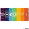 Comfortable Travel Rainbow Tapestry Floor Mat Yoga Carpet Beach Towel Rug Meditation Carpet