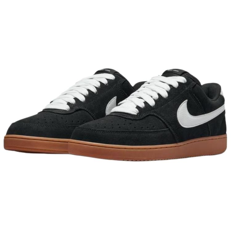 Nike Court Vision Low Black Gum Unisex Sneakers Gum-Medium-Brown White IO7727-001