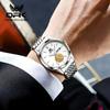OPK 8150 Men's Dress Wristwatch Luxury Waterproof Luminous Dual Calendar Original Business Quartz Watch for Man