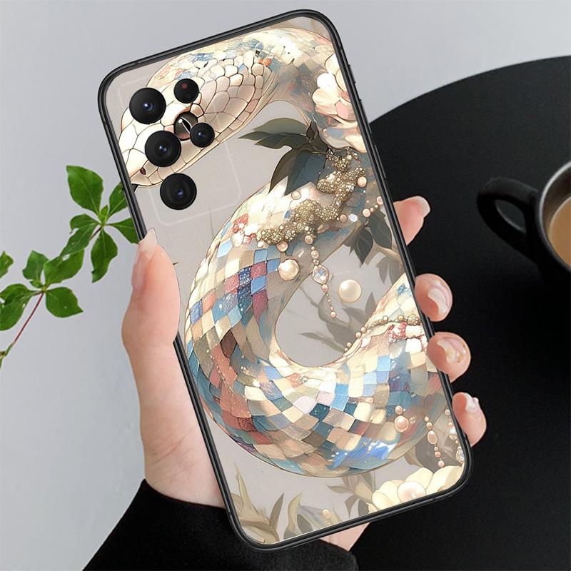 

Snake Art Funda Phone Case For Samsung A55 A16 A56 A36 A23 A35 A15 A53 A54 A33 A34 A25 A05S A52 A52S A14 A13 A71 A56 5G