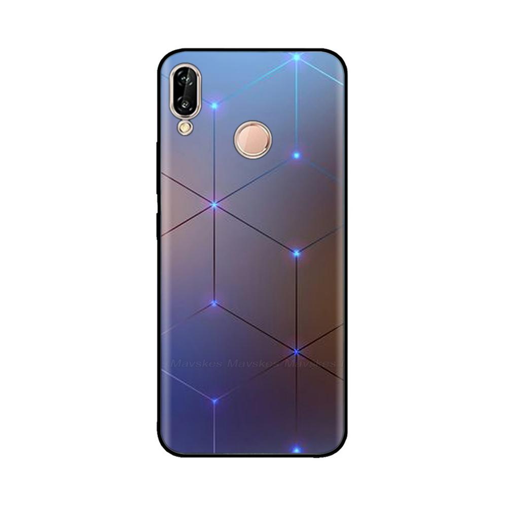for Huawei P20 Lite Case Silicon Soft TPU Printed Phone Cover Case For Huawei P20lite P 20 Lite Bumper Case Shockproof 5.84 inch