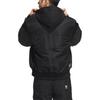 adidas Originals Printed Zip-Up Hooded Jacket Unisex Tops Black IX4232