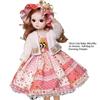 Little Girl Doll Cute Removable Dress Dolls Beauty Makeup Toy Lightweight Portable Skin Friendly Wedding Rag Toys for Children