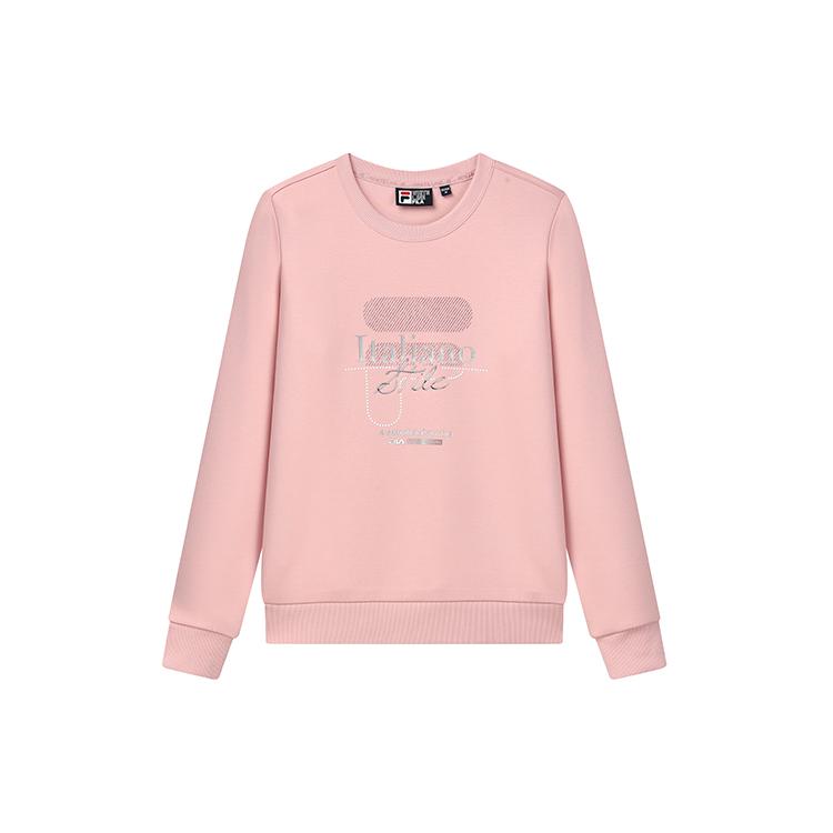 New FILA Sweatshirts Women's Delicate Pink F11W132253F-PK