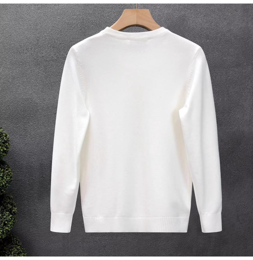 Men's Slim Fit Round Neck Warm Knitwear Pullover for Autumn and Winter