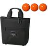 Thermos Insulated Round Tote Bag RFJ-001 BK Black & HONMA D1 Bowl 1 Sleeve Orange Set