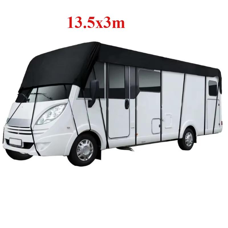 Universal Caravan RV Roof Cover 210D Portable Tarpaulin Durable Motorhome Resistant Outdoor Travel 5*3/6.5*3/7.5*3/8.5*3