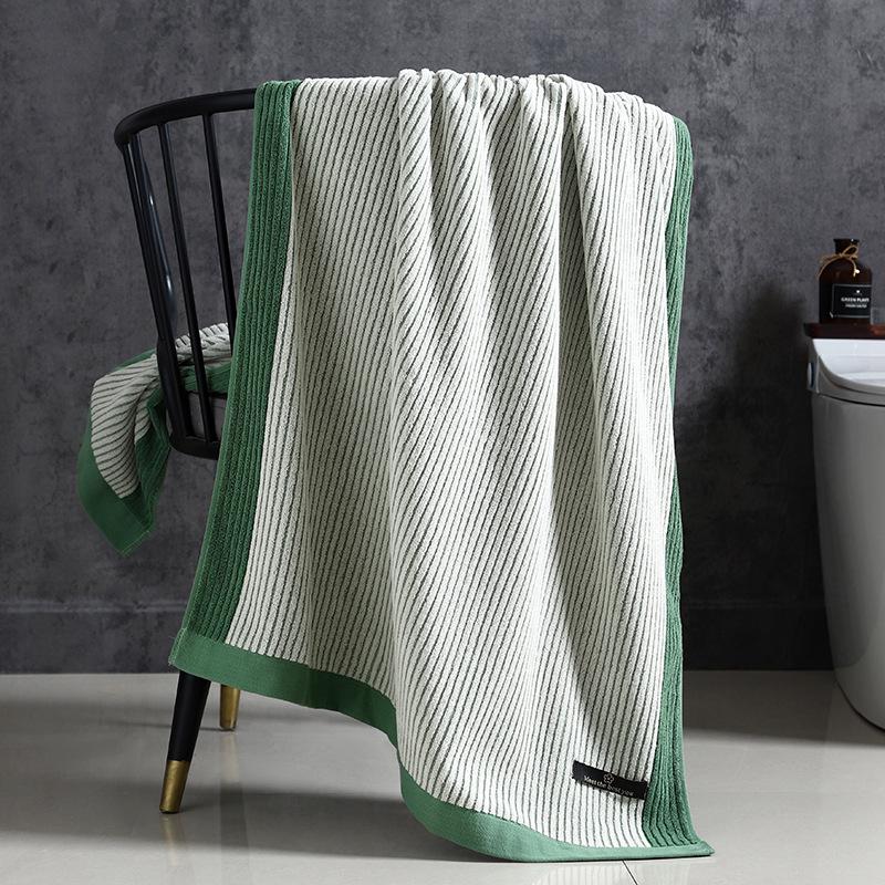 Premium Badetuch aus reiner Baumwolle: Dick, Weich, Saugfähig, Antibakteriell, Bestickt für den Haushalts- und Hotelgebrauch